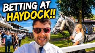 Betting HORROR at Haydock!! Can We Beat the Bookies at Haydock Races!! One Horse Saves the Bacon!!