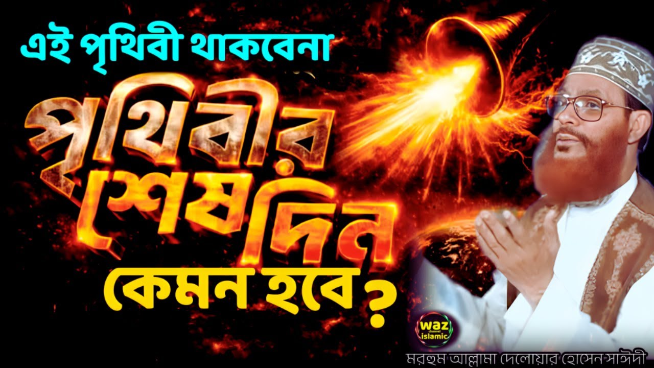এই পৃথিবী থাকবেনা পৃথিবীর শেষদিন কেমন হবে ওয়াজটি শুনেন | delwar hossain sayeedi |waz channel islamic