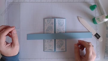 Gatefold card with Belly Band