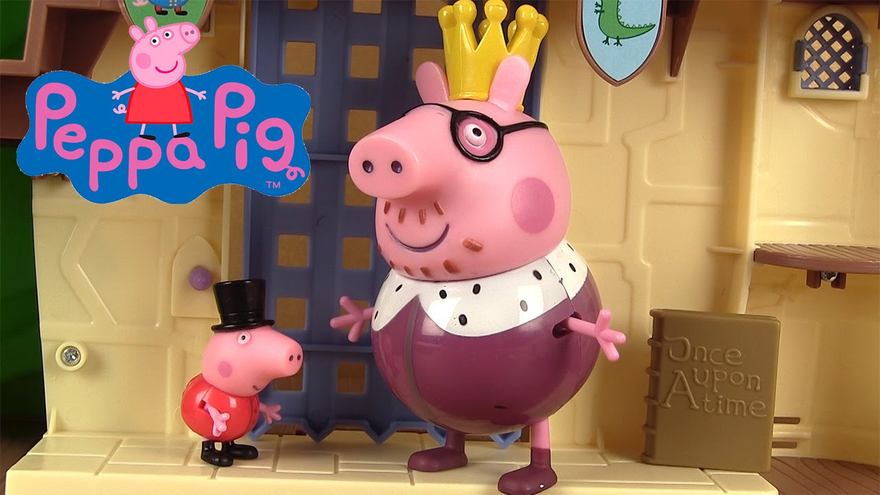 Peppa Pig Le Cocher du Carrosse Citrouille Histoire des Jouets Il était une fois