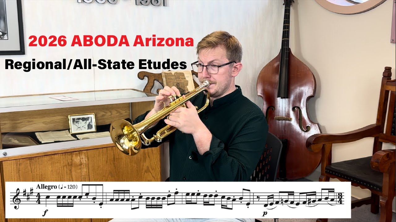 2026 ARIZONA ABODA TRUMPET ETUDES