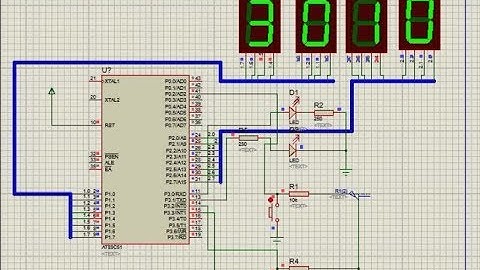 Индикация ввода числа на МК8051 (Ассемблер)