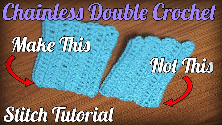 Master the Chainless Starting Double Crochet Technique
