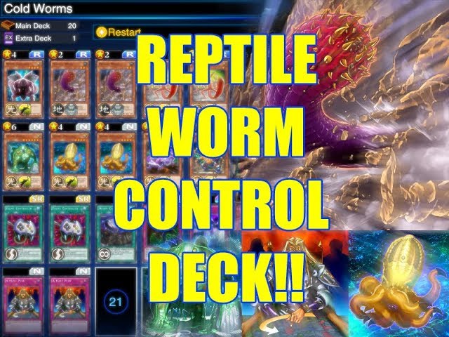 Yu-Gi-Oh Duel Links - Worm Control Deck!