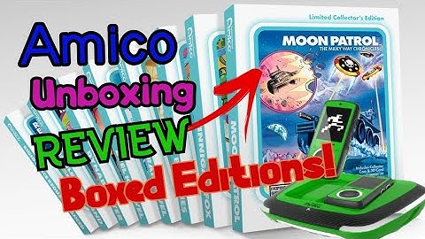 Intellivision Amico Boxed Edition - Unboxing & Review. First 8 Amico Games!