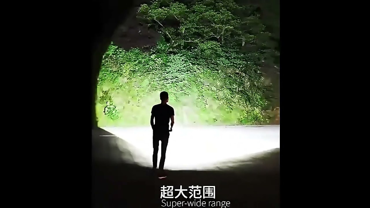 Linternas Led de alta potencia y fuerte, linterna táctica de 2000LM con luz