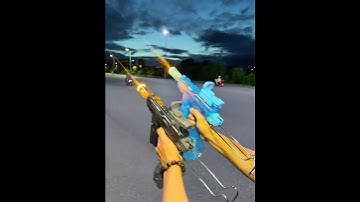 This high-speed UZI electric water gun was directly accused of making a stick electric water gun