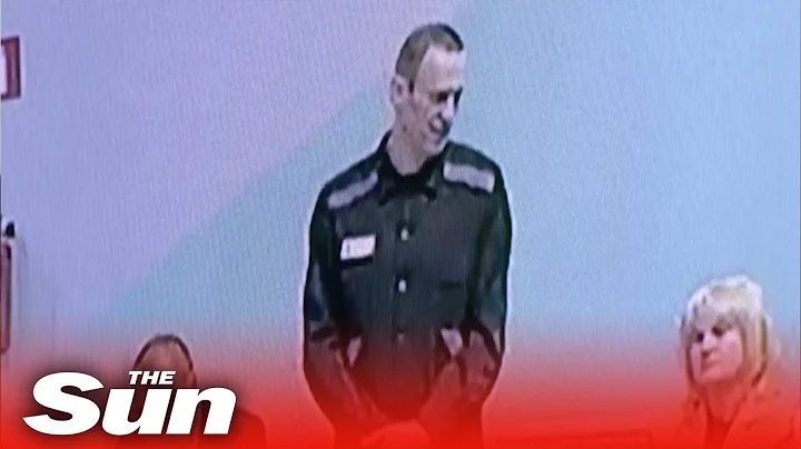 Kremlin critic Alexei Navalny defends himself before a Russian court