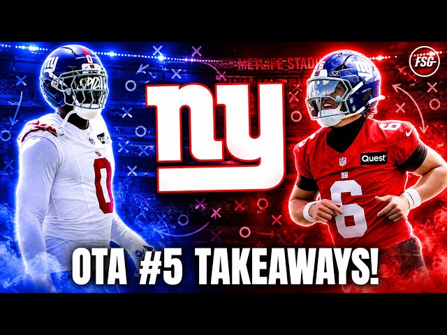 Jaxson Dart's STRONG Arm Stood Out! | Tyler Nubin got "LEAN" | Giants OTA Practice #5 Takeaways!