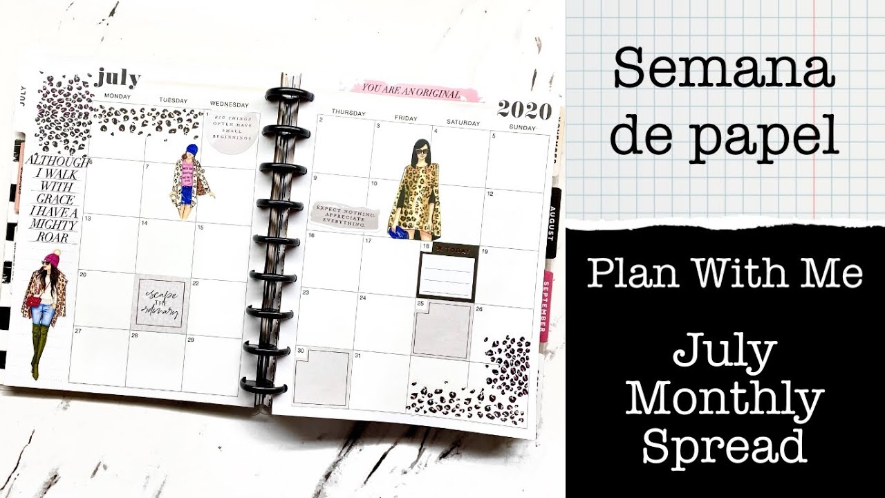 [ENGLISH] Plan With Me: July Monthly Spread