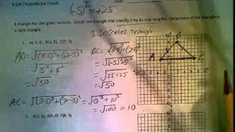 Coordinate Proof Example 4.1/4.7