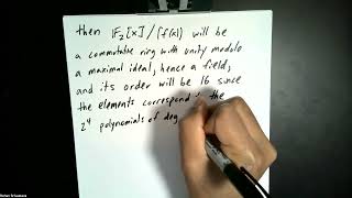 UNT Math: RF1J17: Constructing a field of order 16 Wealth