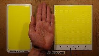 Even BIGGER '200W' COB LED panel tests.