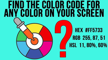 How to Find the Color Code for Any Color on Your Screen