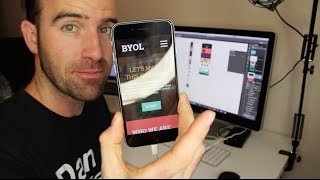Photoshop CC Web Design Tutorial: Testing PSD Responsive Design on Adobe Device Preview Tool 15/48