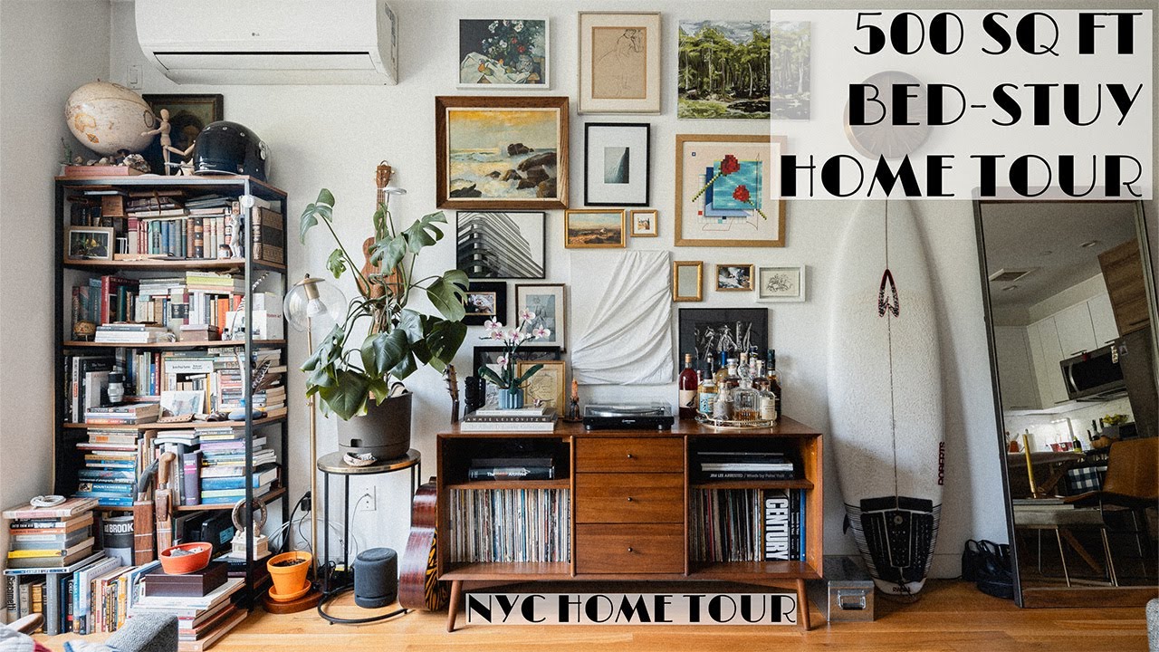 500 sq ft BED-STUY APARTMENT TOUR | Brooklyn Home Tour