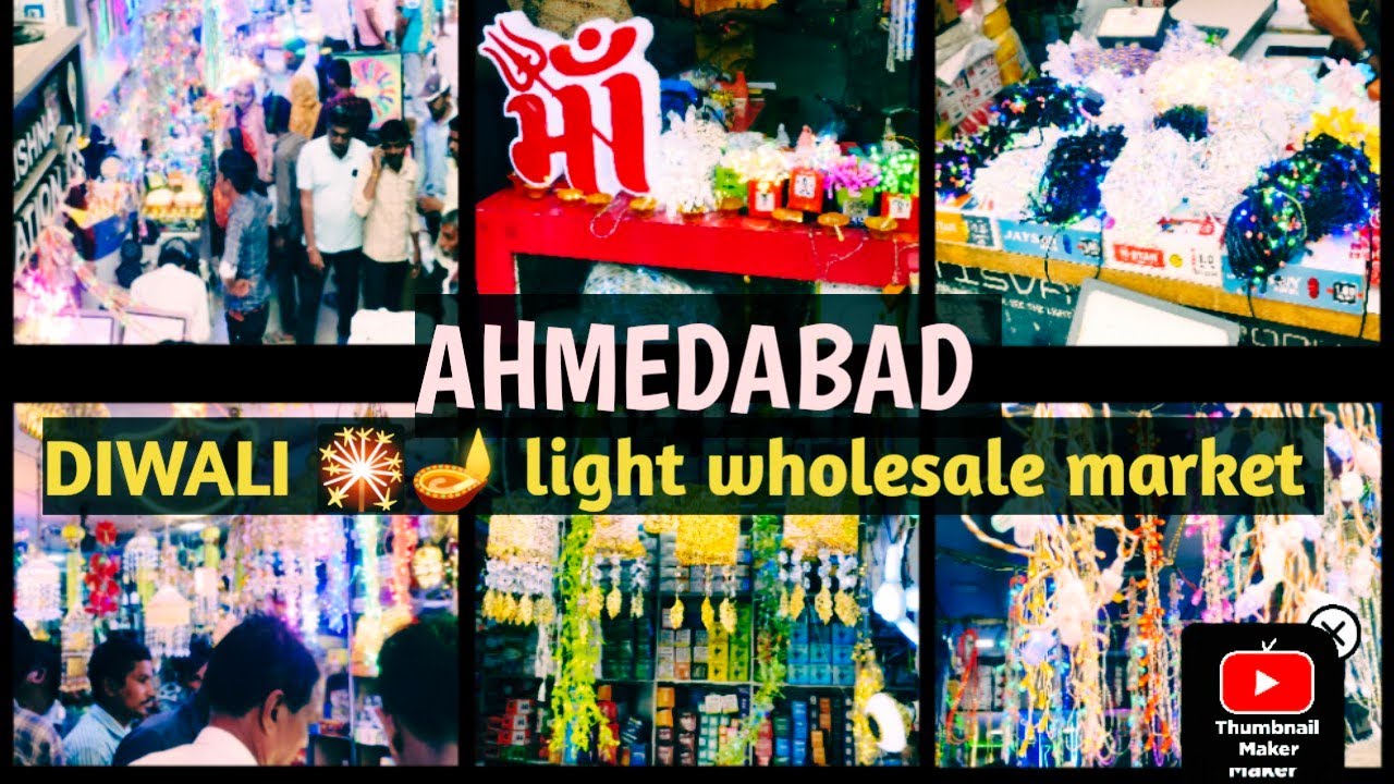 DEEPAWALI lights cheapest wholesale market in Ahmedabad🔥Ahmedabad