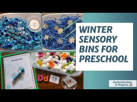 Winter Sensory Bin