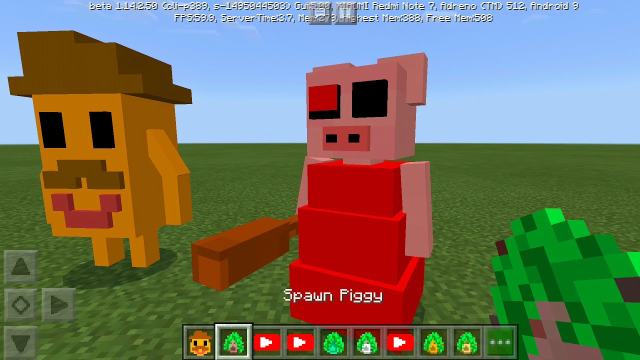 piggy in Minecraft - YouTube