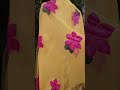Hand painted georgette dupatta with 4.5 meters of glace cotton fabric. DM to order 👉🏻 8825030879