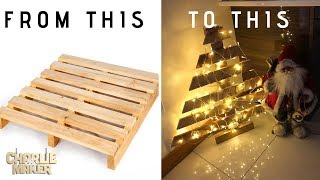 Pallet Wood Christmas Tree