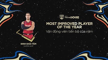 Most Improved player of the Year - VBA Brought by NovaWorld 2022: Đinh Khải Tâm (Saigon Heat)