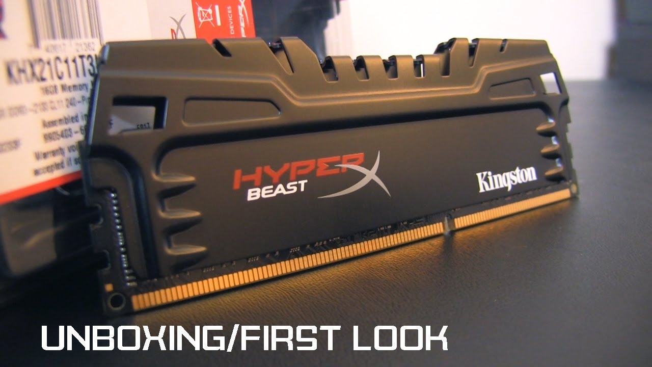 Kingston HyperX BEAST Now with Black PCBs! YouTube