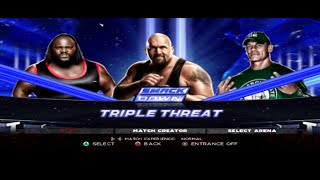 John Cena vs Mark Henry vs BigShow - WWE 13 Gameplay Video