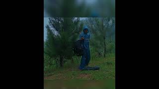 surviving a massive storm in the woods (ASMR) #heavyrain #rainasmr #survival #raincamping #bushcraft