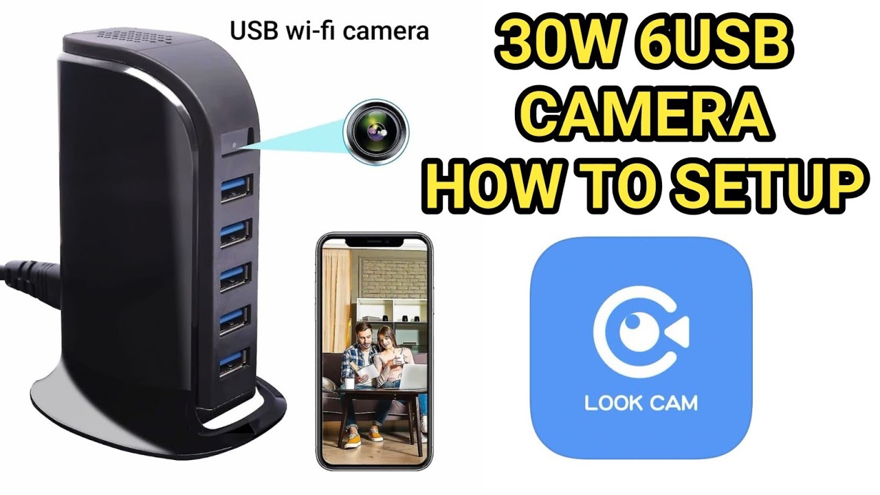 tower 6 port usb camera setup Lookcam - YouTube