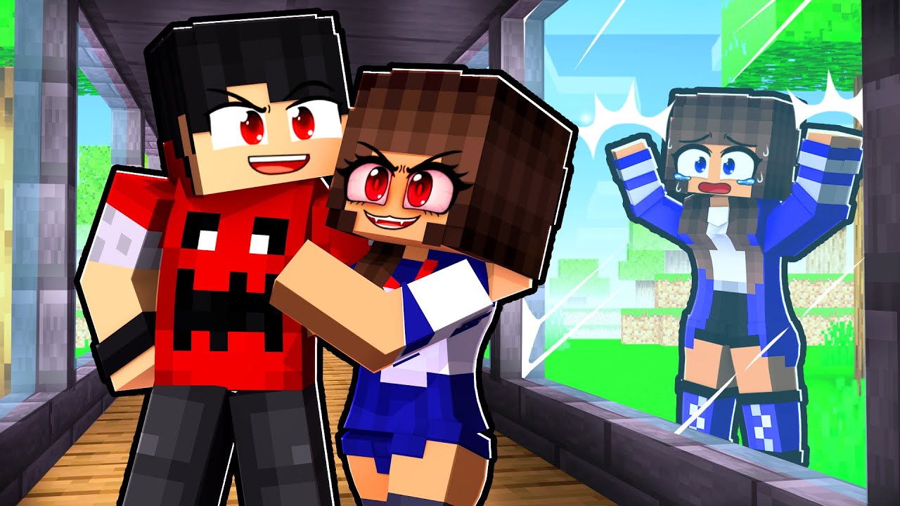 Minha IRMÃ GÊMEA YANDERE quer CAPTURAR meu NAMORADO no Minecraft ◂Miika▸