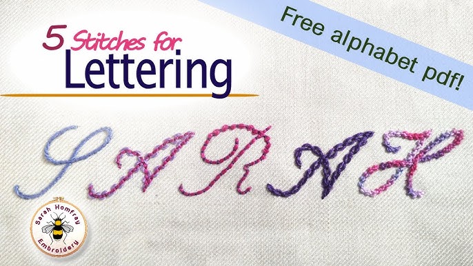 FIVE Decorative variations of Feather Stitch, How to do Feather Stitch