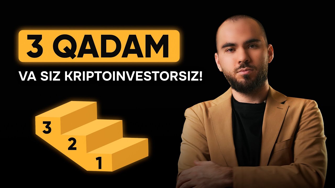 Bepul Darslik | Kriptoinvestorga aylanishga 3 oson qadam!