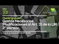 Charla “gratuita” Gastos Necesarios – Modificaciones al Art. 31 de la LIR 2° versión