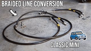 Complete Braided Line Conversion | Front Subframe  Classic Mini