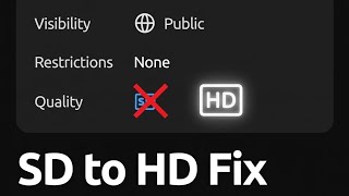 YouTube Shorts Not Uploading in HD | SD to HD Fix (2026) News