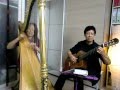 Canon In D - Harp &amp; Guitar - Magdalene Wong &amp; Zaleha Ismail