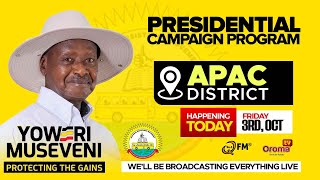 DAY 3-PRESIDENT MUSEVENI CONTINUES LANGO CAMPAIGN, PLEDGES WEALTH CREATION AND DEVELOPMENT, APAC