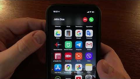 iOS 14: Inkomend gesprek tijdens het afspelen van muziek of video