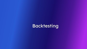 Backtesting  | MakeYourStats
