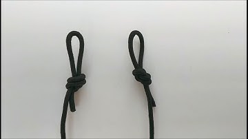 Using ropes to hang a hammock