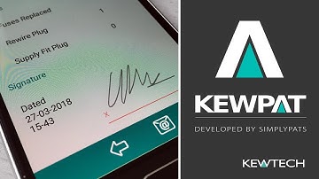 KEWPAT App - Summary of Tests and Recording the Customers Signature