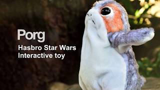 Hasbro Star Wars Interactive Porg Toy Unboxing Demo and Photo feature