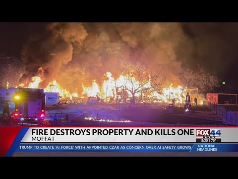 One dead in Highway 36 fire in Bell County