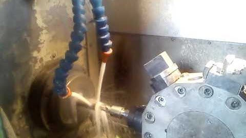 Sphere machining by CNC lathe  INDEX GE42/ SIEMENS 802C