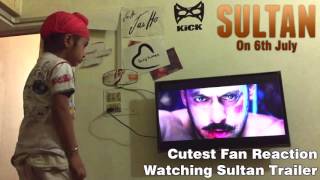 Cutest Fan Reaction Watching SULTAN Trailer @TheManjeetRocks
