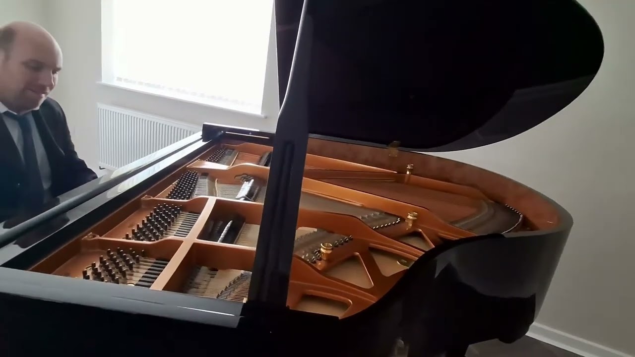 J S Bach - Prelude B Minor BWW 893 - Matthew James Richards - Danemann 160 Grand Piano