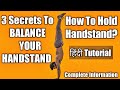 How To HANDSTAND HOLD | 3 EASY Steps | Learn HANDSTAND BALANCE | Hindi Tutorial | By SACHIN YADAV