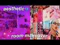 aesthetic room makeover + transformation✨*pinterest/tik tok inspired*