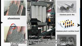 Automatic CPU Electronic Components Gold Precious Metal Refining Machine #Aluminum-plastic recycling screenshot 1